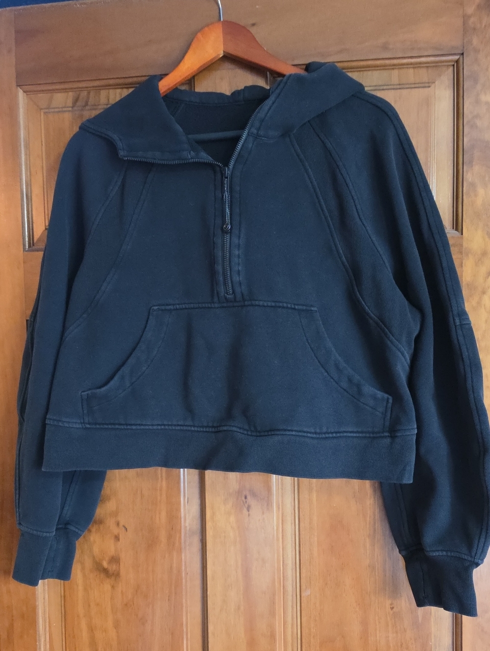 lululemon athletica Black Scuba Sweatshirt
